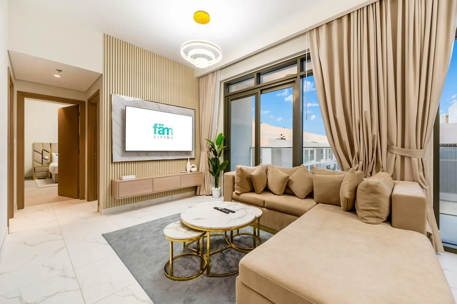 Fam Living - Getaway In Meydan - Modern Comfort Near Top Dubai Attractions Apartment